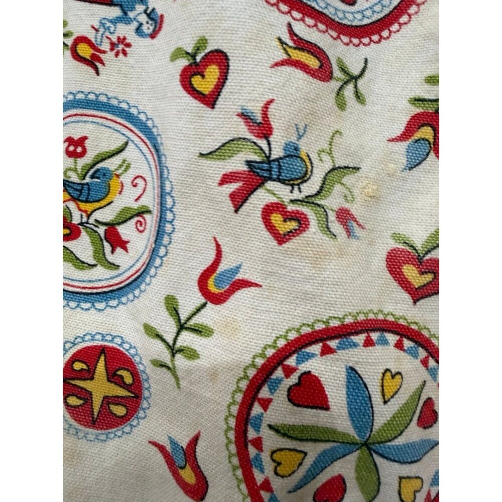 Vintage Amish Farmhouse Quilted Apron Vest Floral Print - Picture 6 of 11